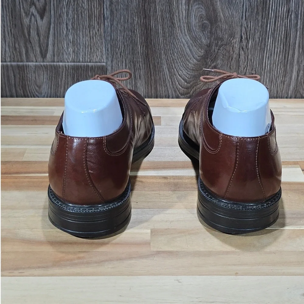 Giorgio‎ Brutini Cap Toe Derby Oxfords Size 10 M Brown Leather Dress Shoes